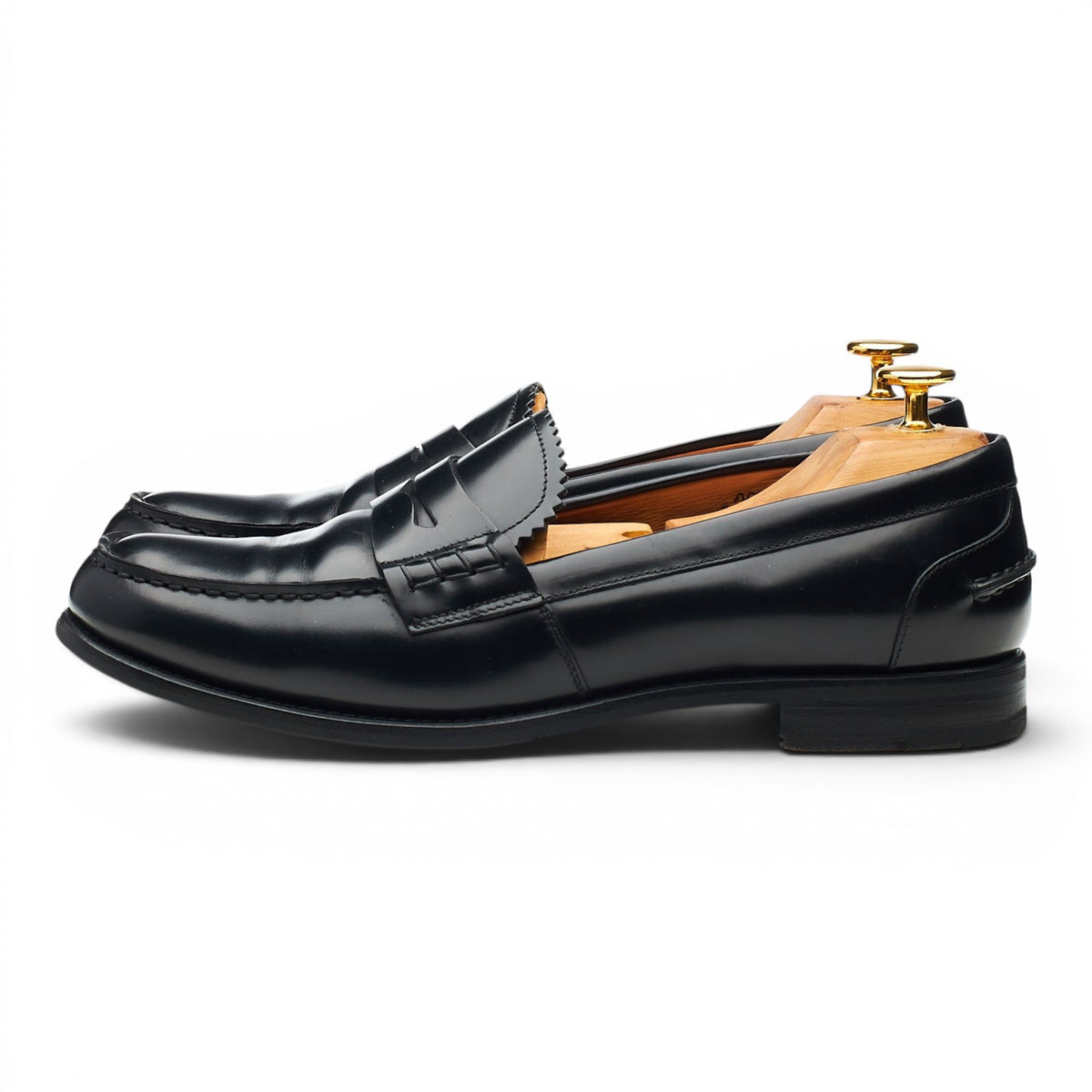 Women's 'Adelle' Black Leather Loafers UK 7 EU 40