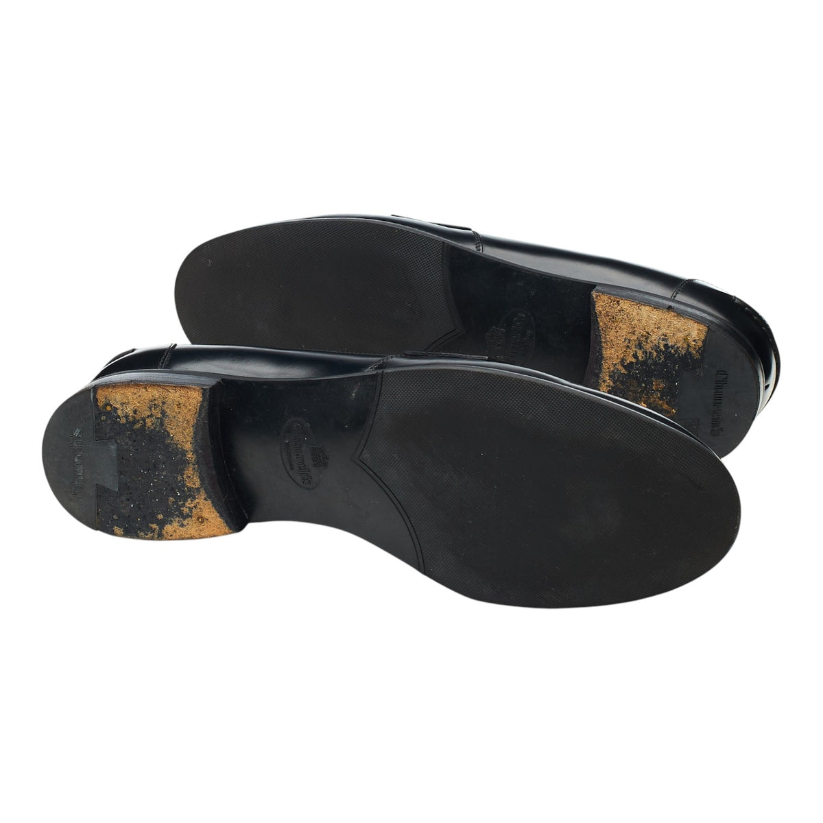 Women's 'Adelle' Black Leather Loafers UK 7 EU 40