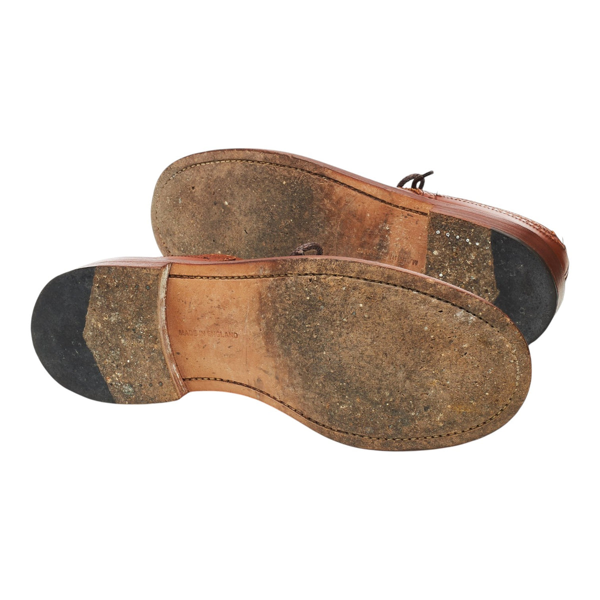 Women's 'Anne' Tan Brown Leather Derby Brogues UK 6