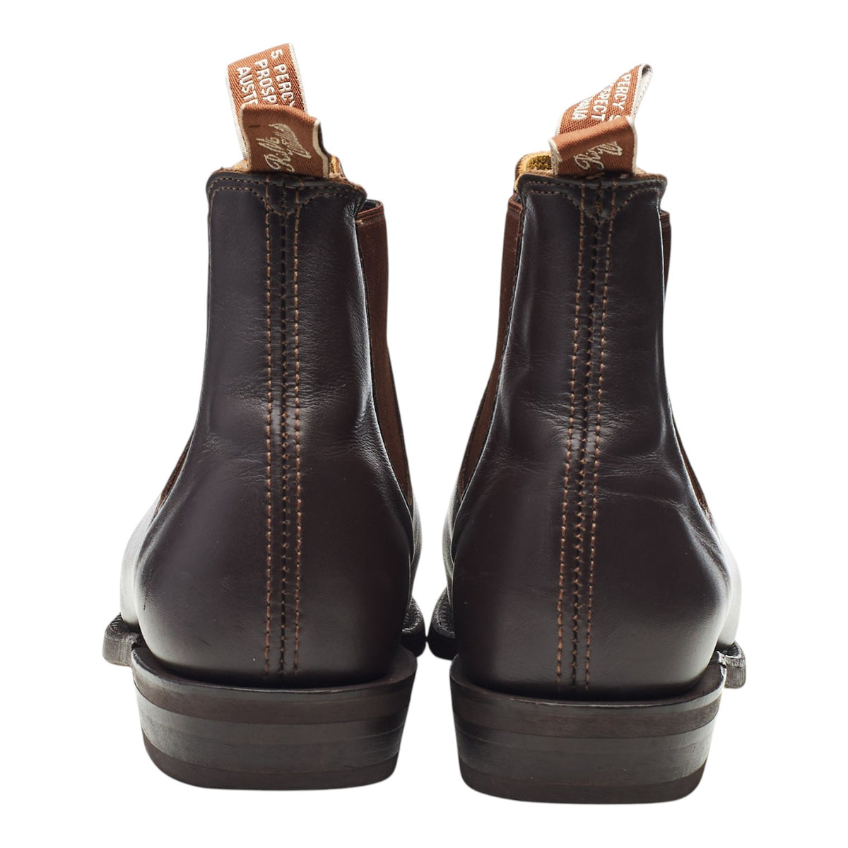 Women's 'Adelaide' Dark Brown Leather Chelsea Boots UK 6.5 US 9 D
