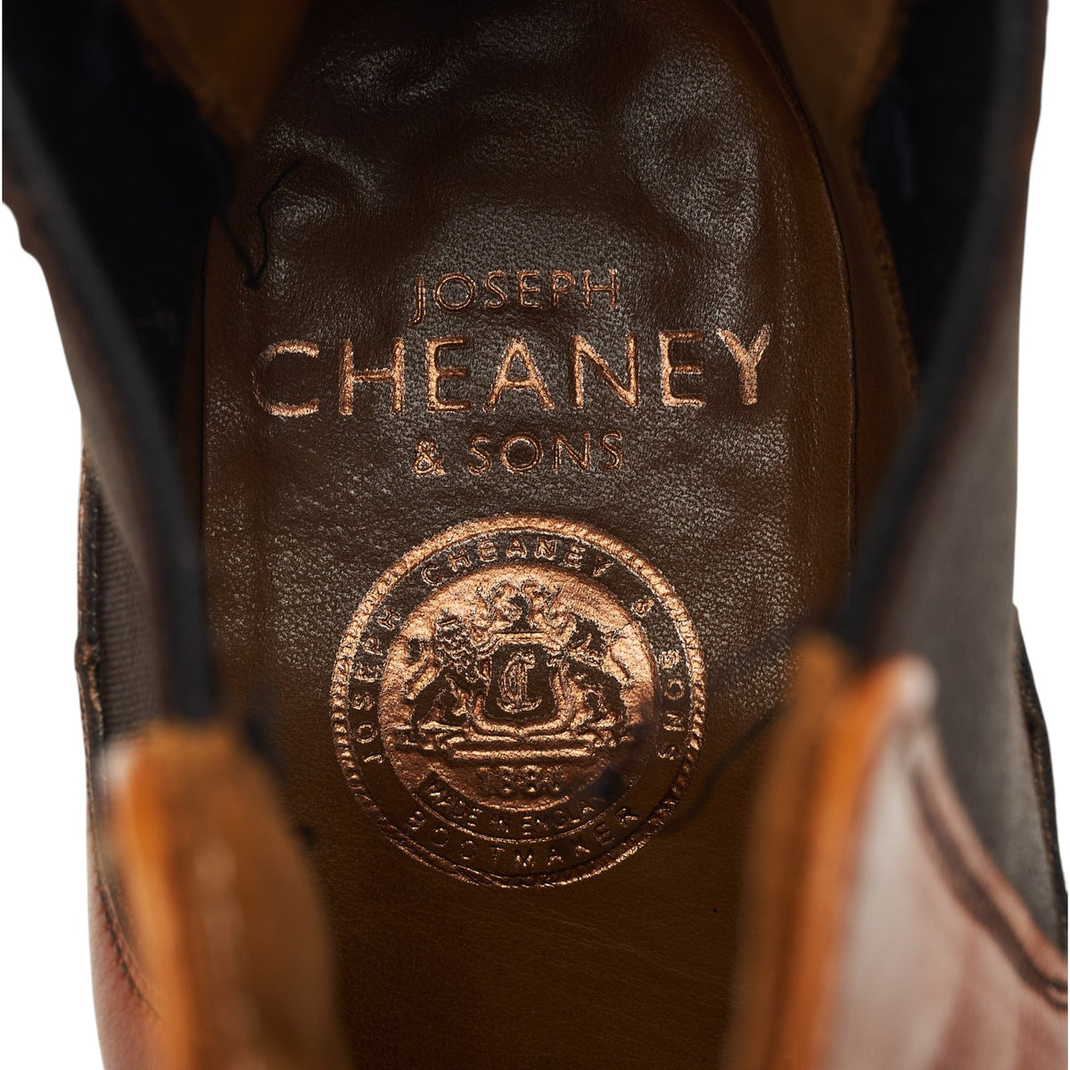 Women's 'Clara' Tan Brown Leather Chelsea Boots UK 6.5 D