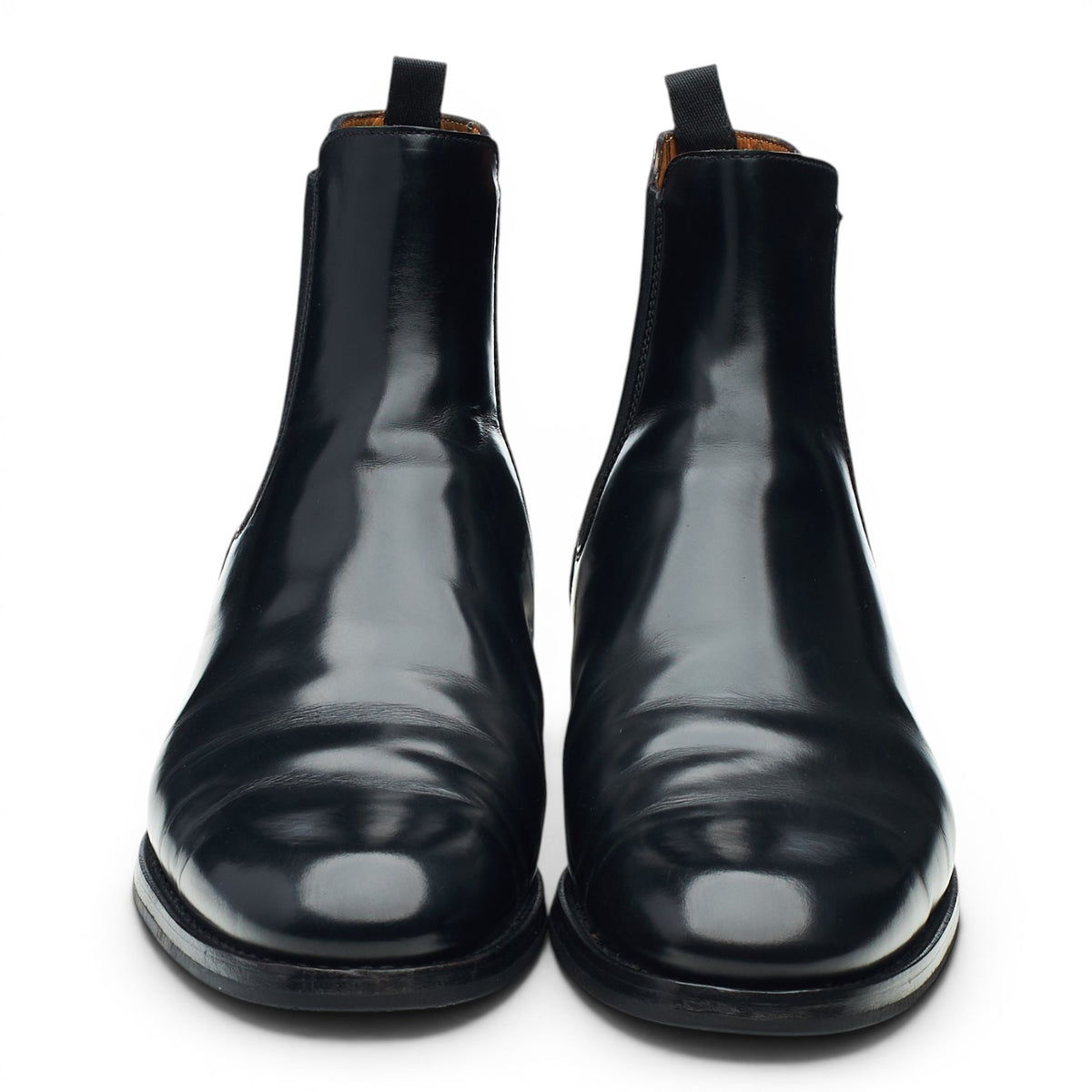 Women's 'Monmouth' Black Leather Chelsea Boots UK 8 EU 41