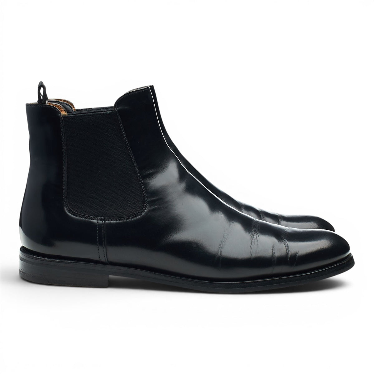 Women's 'Monmouth' Black Leather Chelsea Boots UK 8 EU 41