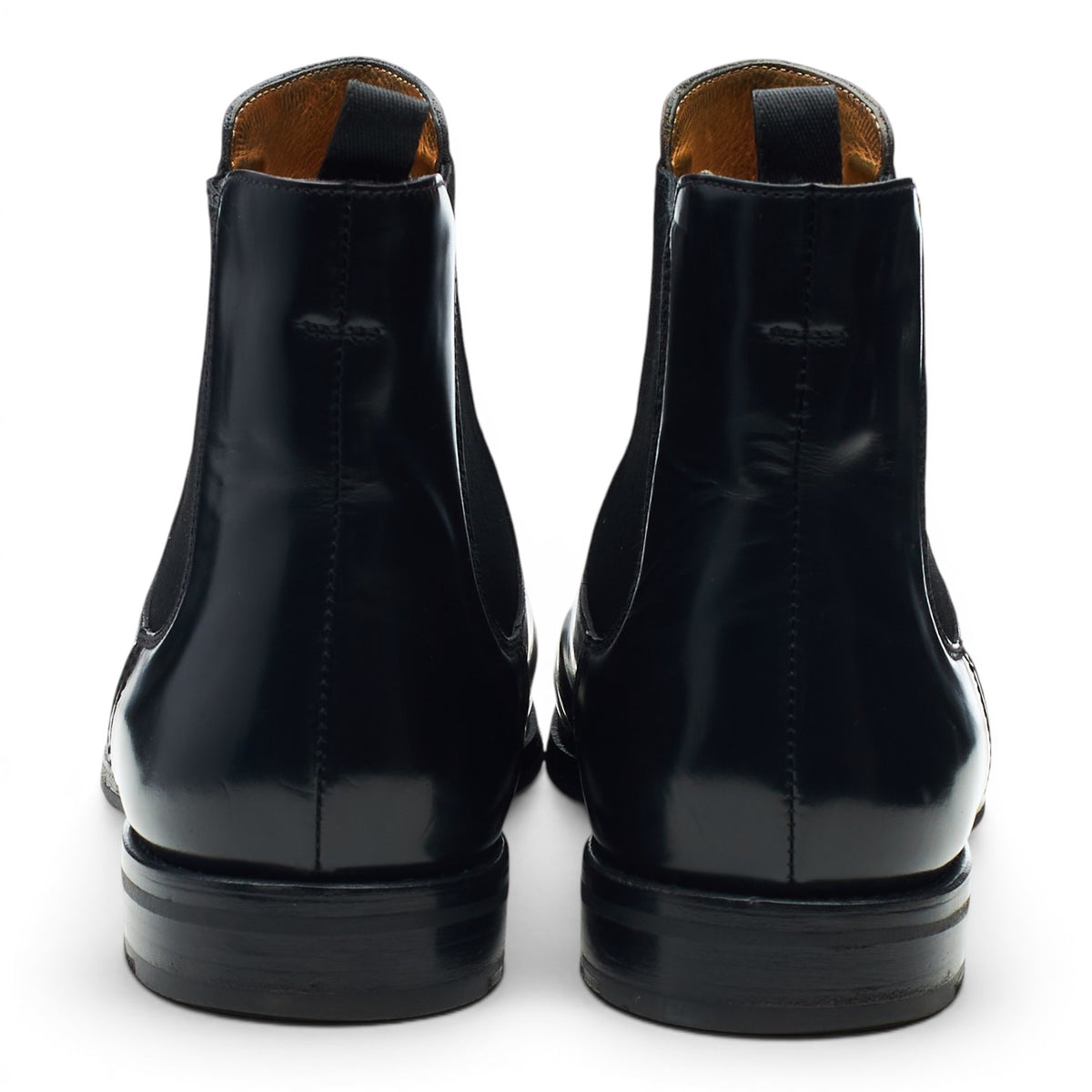 Women's 'Monmouth' Black Leather Chelsea Boots UK 8 EU 41