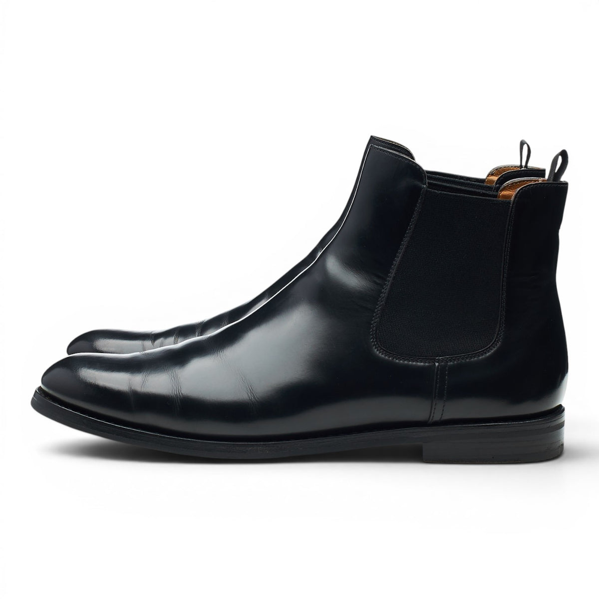 Women's 'Monmouth' Black Leather Chelsea Boots UK 8 EU 41
