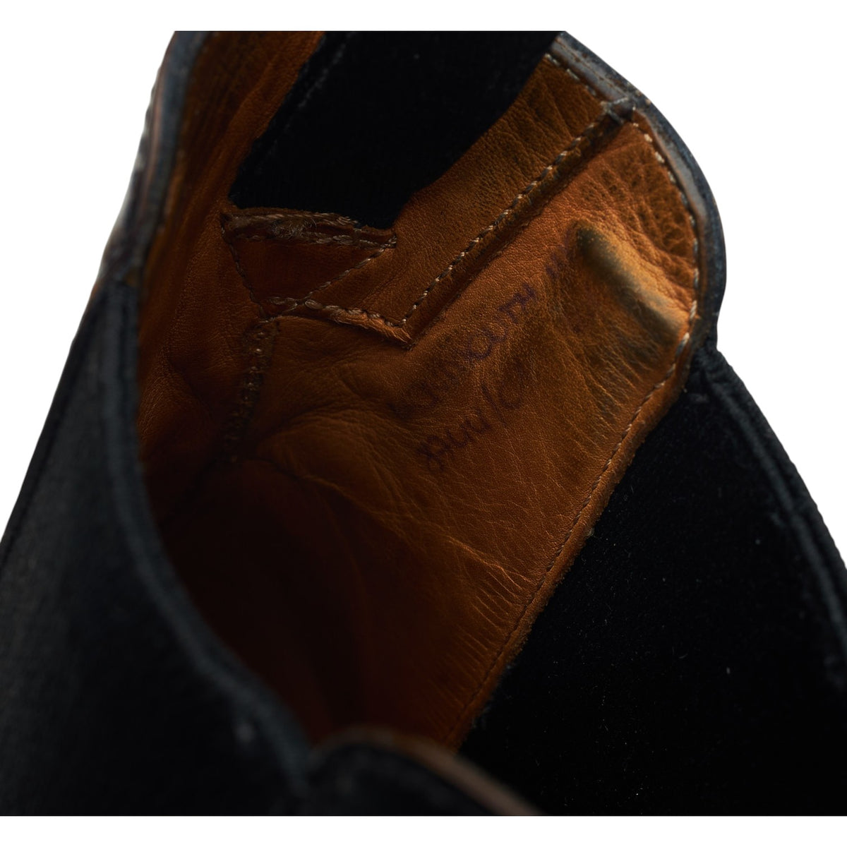 Women's 'Monmouth' Black Leather Chelsea Boots UK 8 EU 41