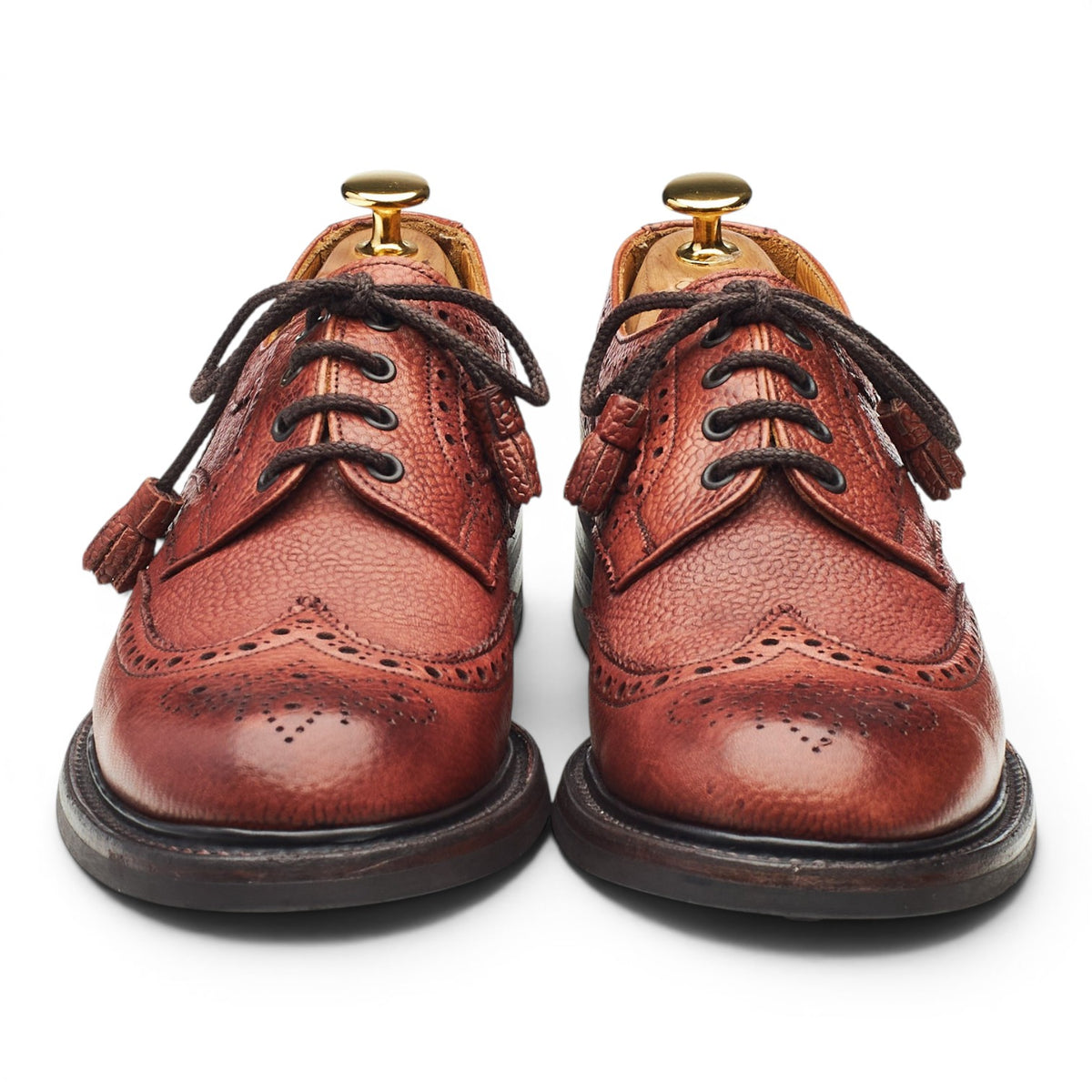 Women's Toast Oxblood Leather Derby Brogues UK 6 D