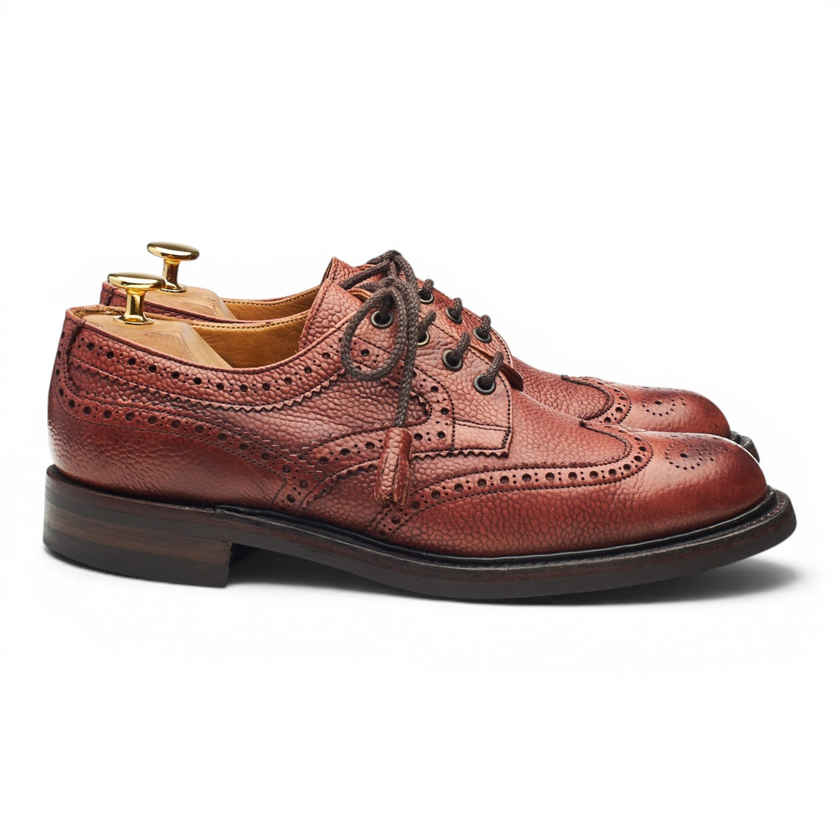 Women's Toast Oxblood Leather Derby Brogues UK 6 D