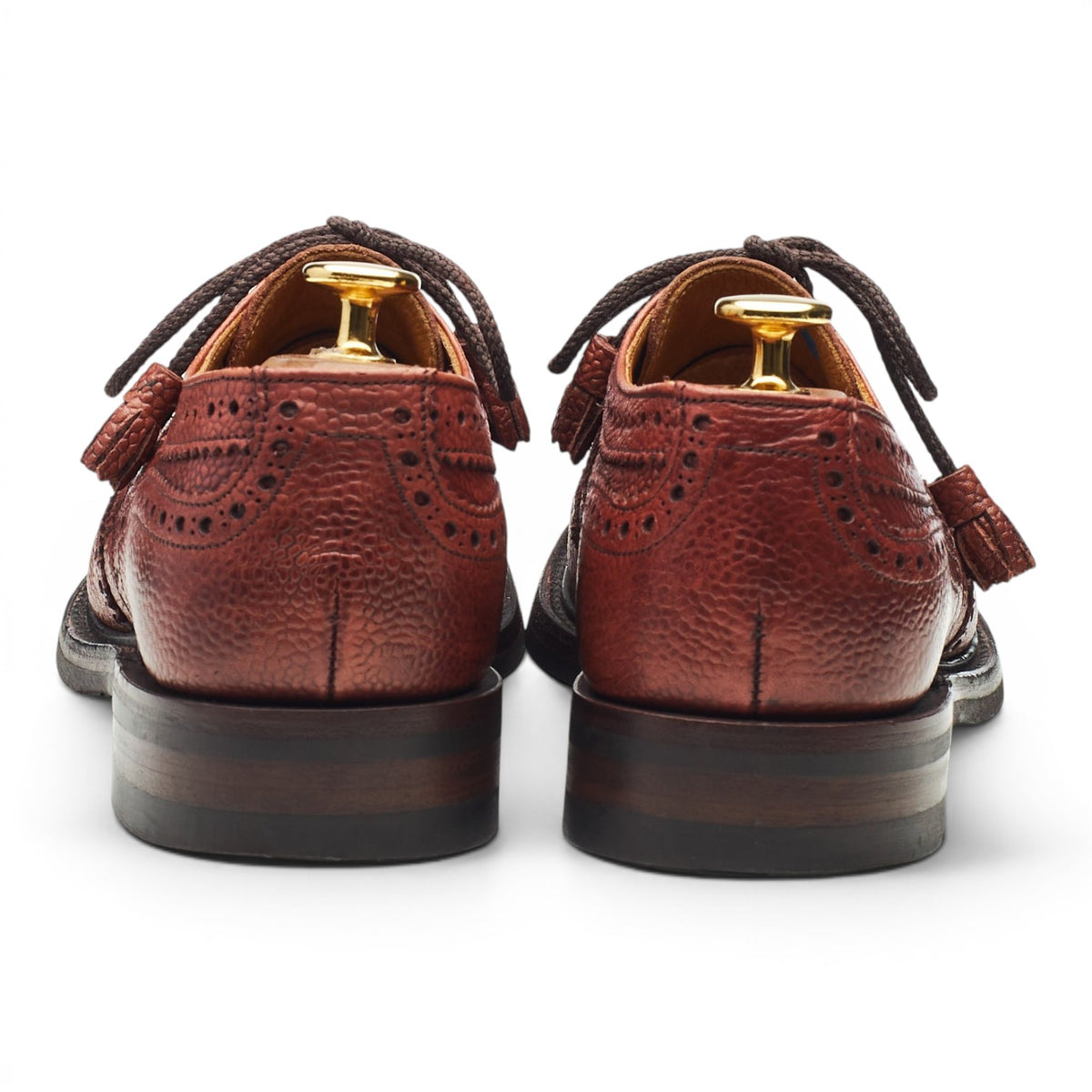 Women's Toast Oxblood Leather Derby Brogues UK 6 D
