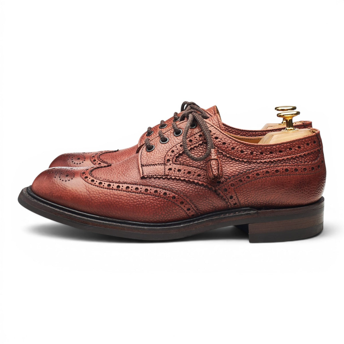 Women's Toast Oxblood Leather Derby Brogues UK 6 D