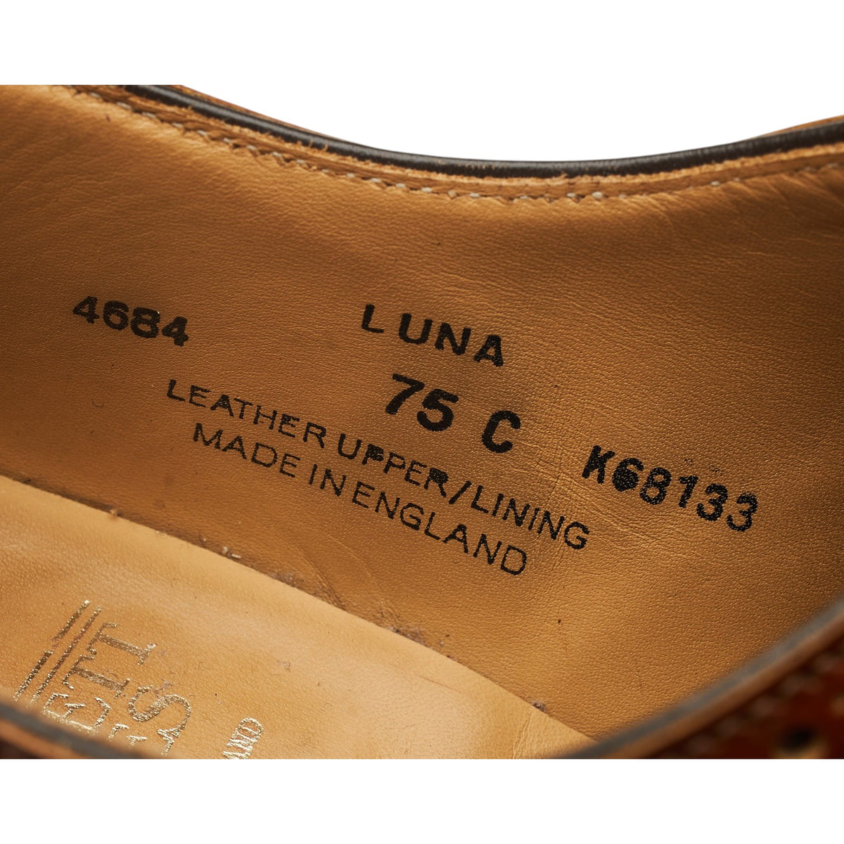 Women's 'Luna' Dark Brown / Tan Leather Derby Brogues UK 6 C