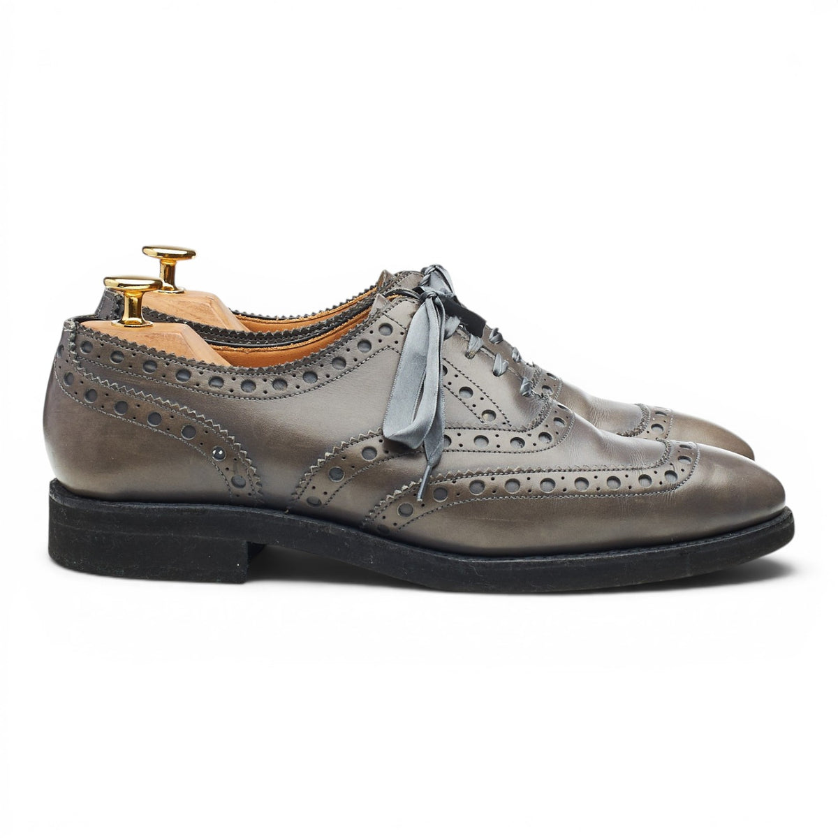 Women's 'Anna' Grey Leather Oxford Brogues UK 6 C