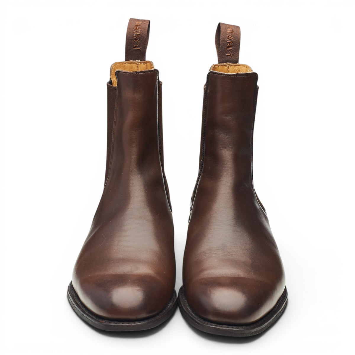 Women's 'Avril' Dark Brown Leather Chelsea Boots UK 7.5 D