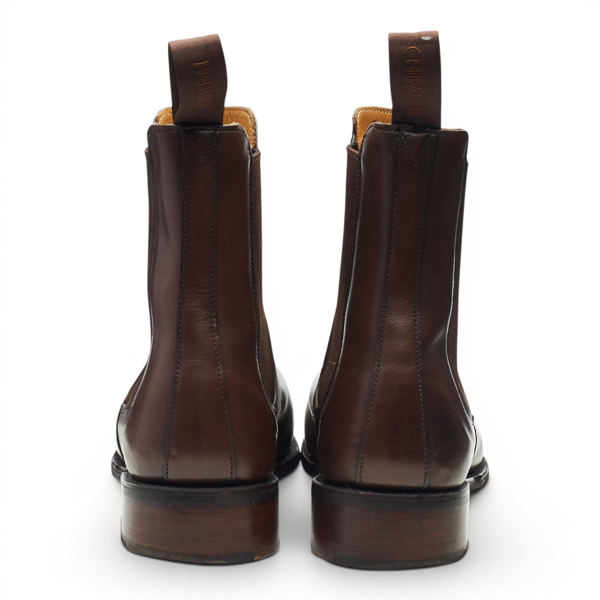 Women's 'Avril' Dark Brown Leather Chelsea Boots UK 7.5 D