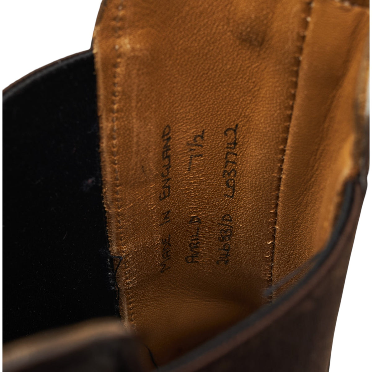 Women's 'Avril' Dark Brown Leather Chelsea Boots UK 7.5 D