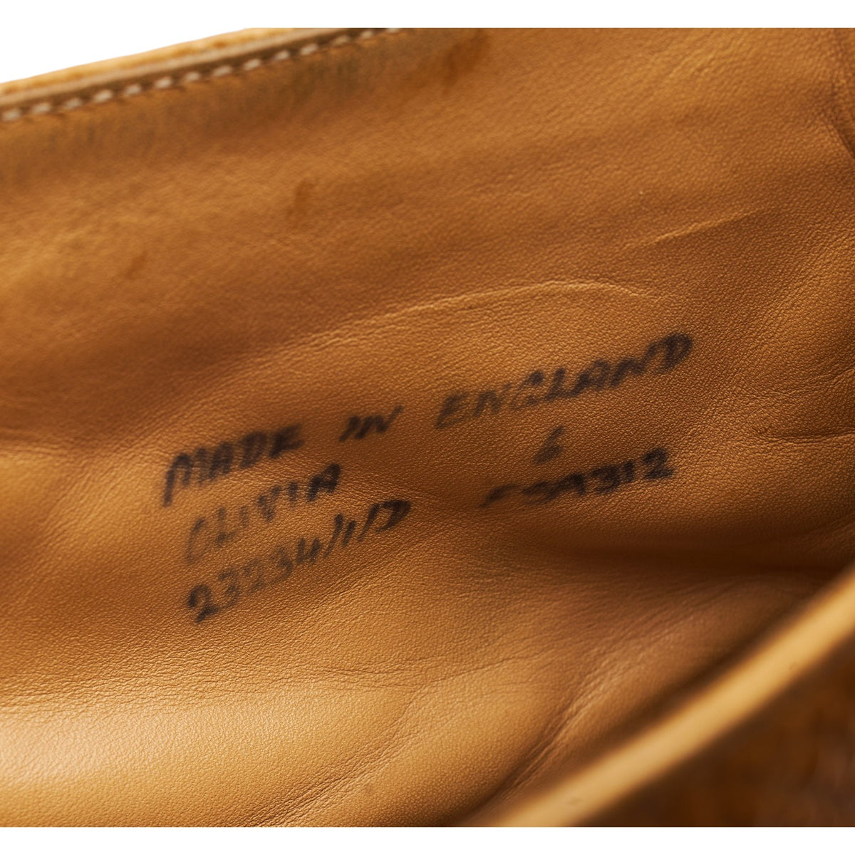 Women's 'Olivia' Tan Brown Leather Brogue Boots UK 6 D