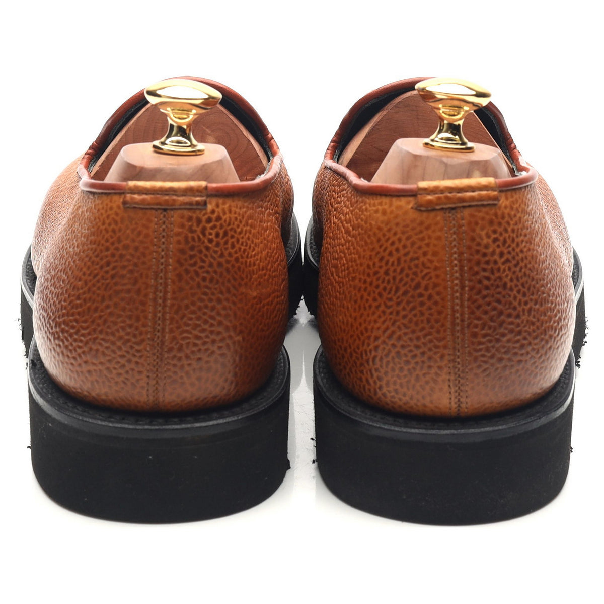 Hardy Amies Tan Brown Leather Loafers UK 10 E