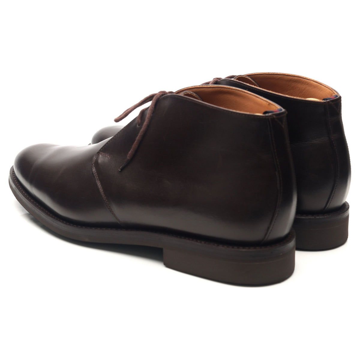 &#39;Dublin&#39; Dark Brown Leather Chukka Boots UK 9.5 F