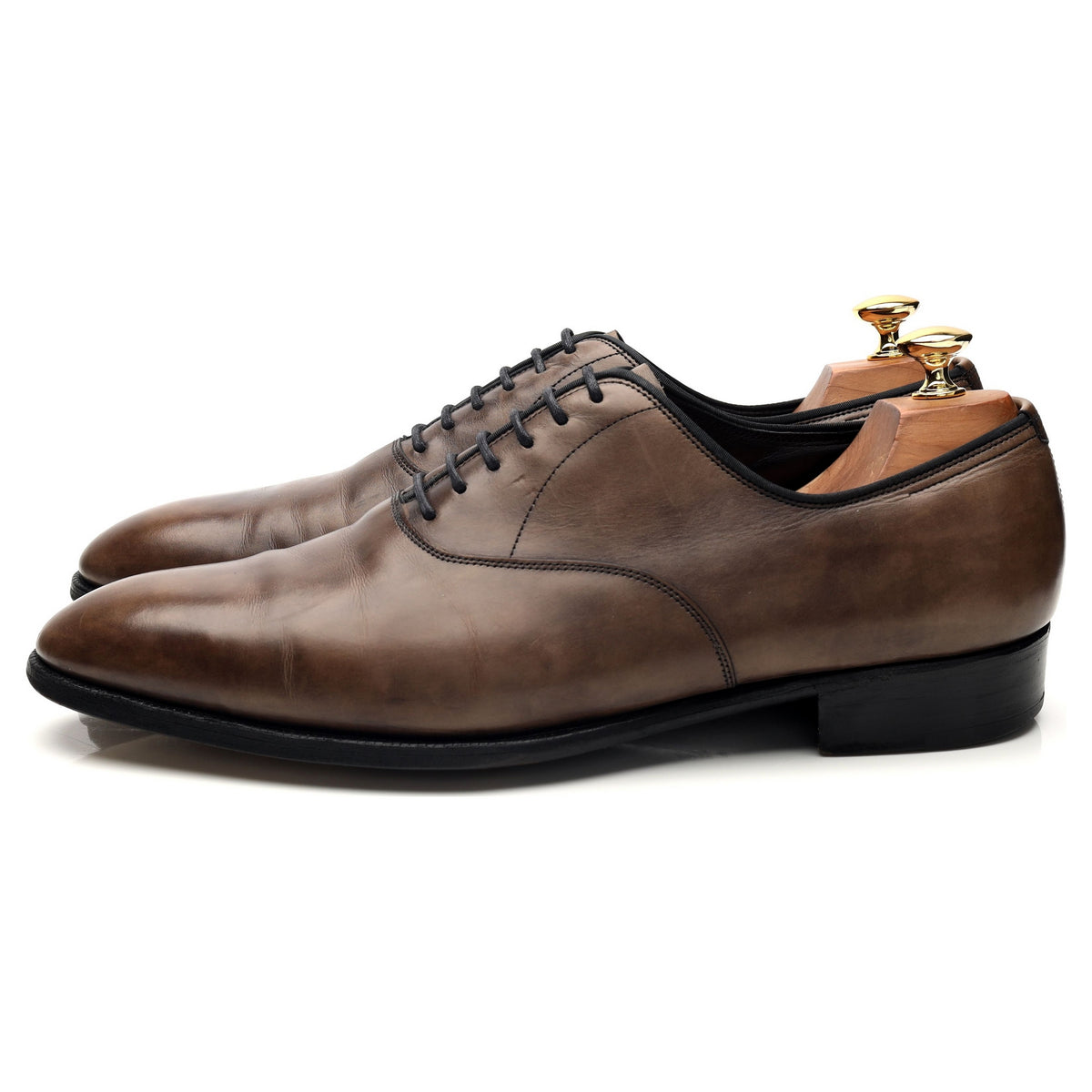 &#39;Garnier II&#39; Grey Museum Leather Oxford UK 10.5 E
