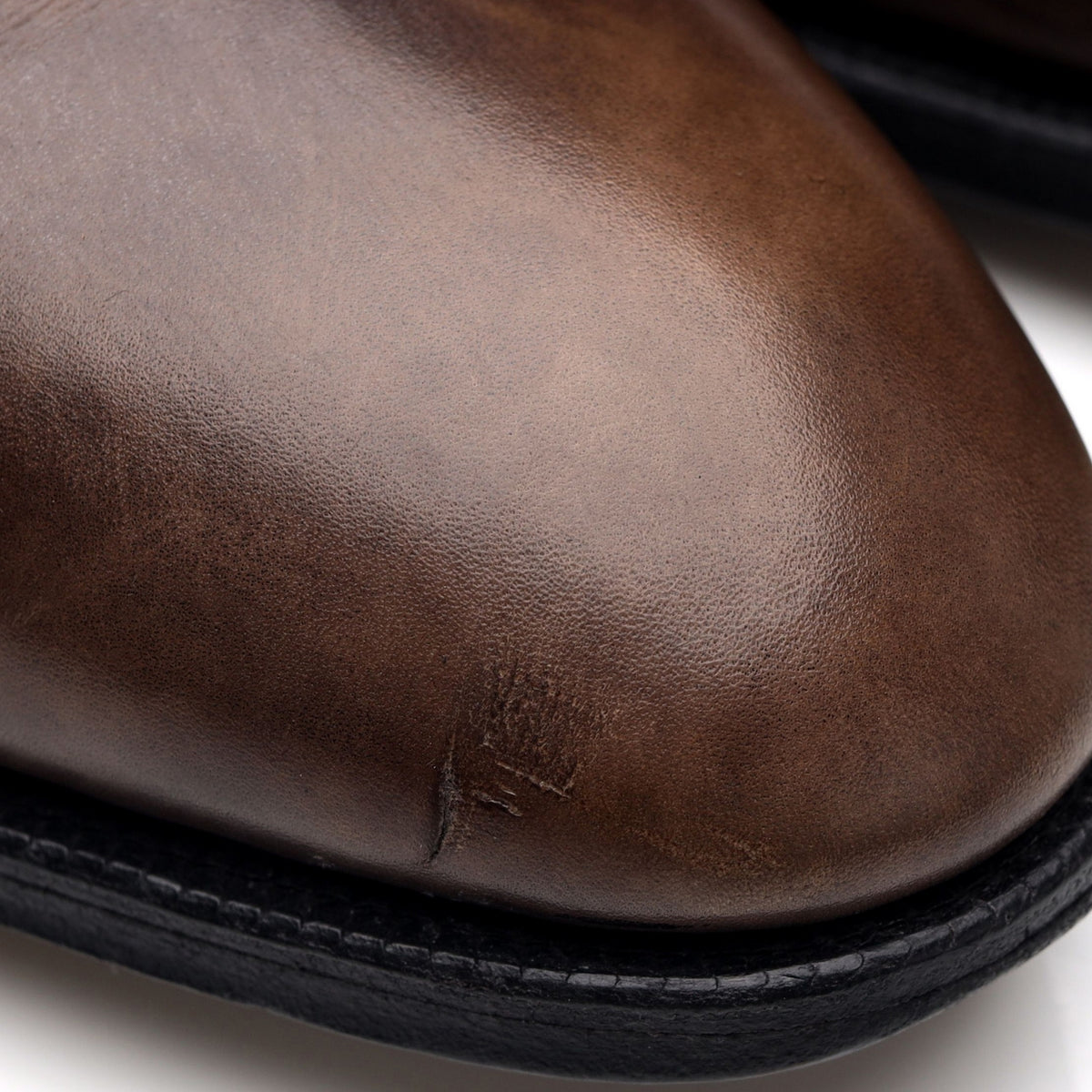 &#39;Garnier II&#39; Grey Museum Leather Oxford UK 10.5 E