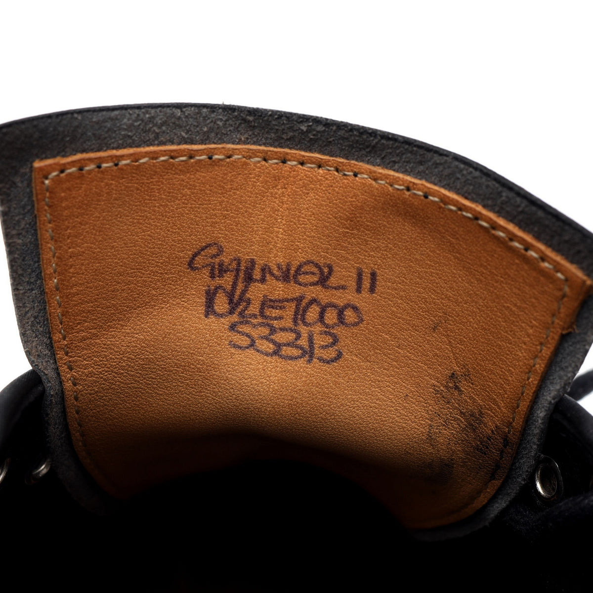 &#39;Garnier II&#39; Grey Museum Leather Oxford UK 10.5 E