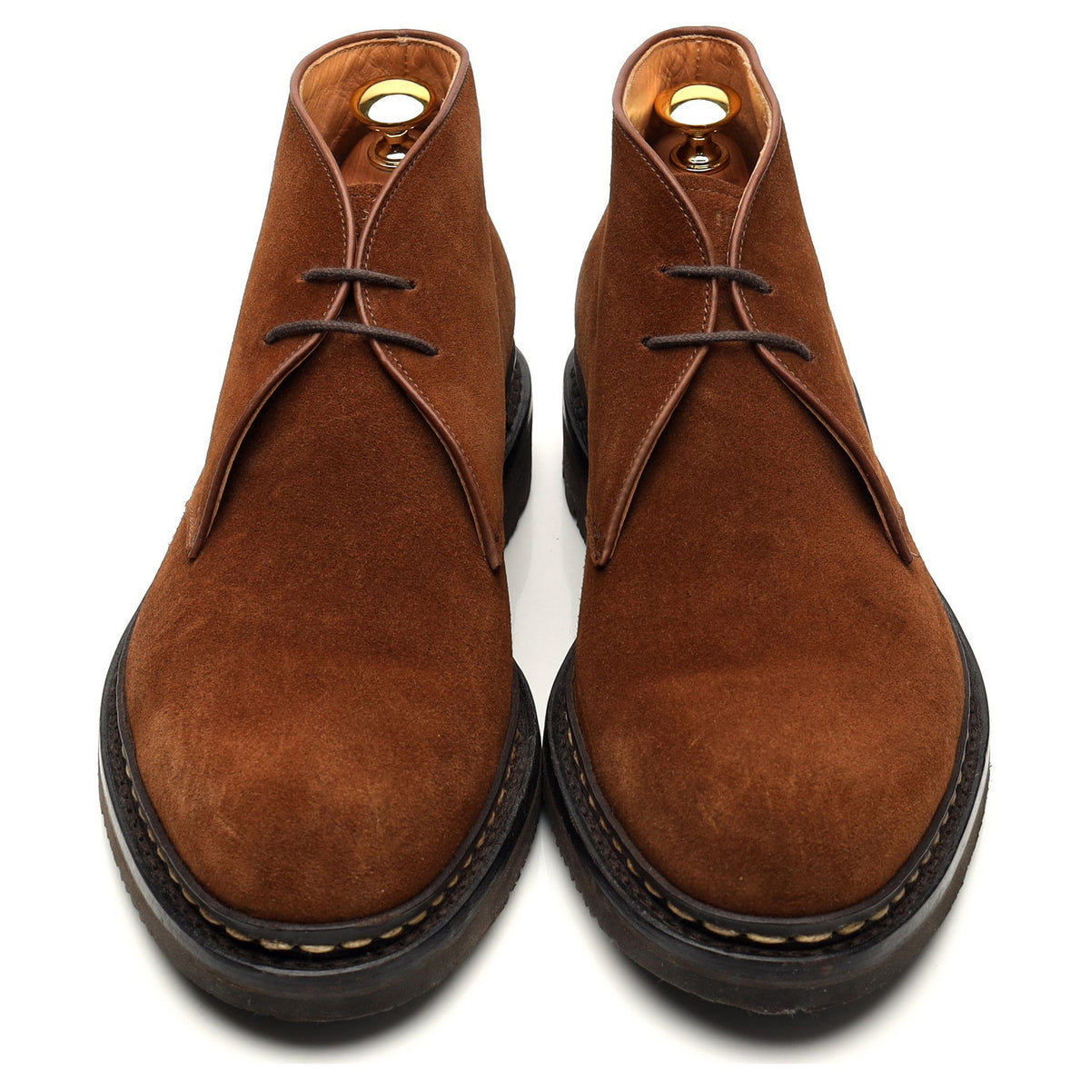 &#39;Genet&#39; Snuff Brown Suede Chukka Boots UK 6.5