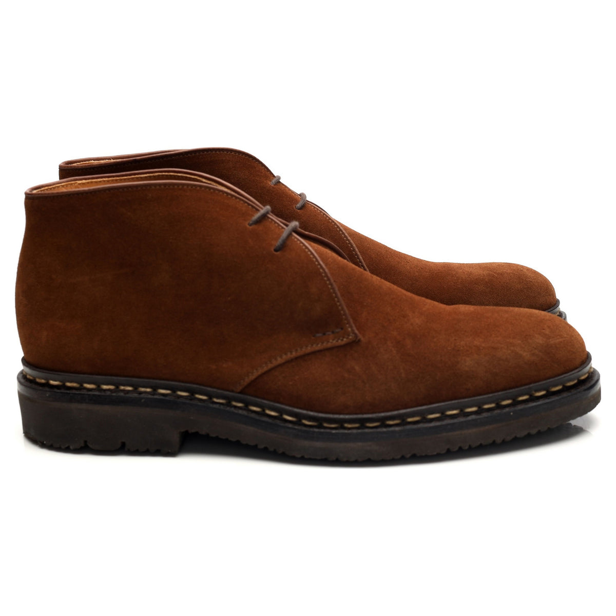 &#39;Genet&#39; Snuff Brown Suede Chukka Boots UK 6.5
