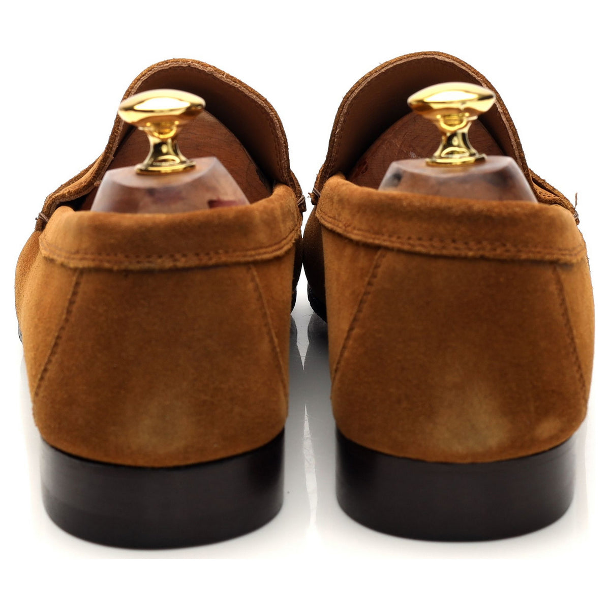 &#39;Camerino&#39; Snuff Brown Suede Tassel Loafers UK 11 EU 45