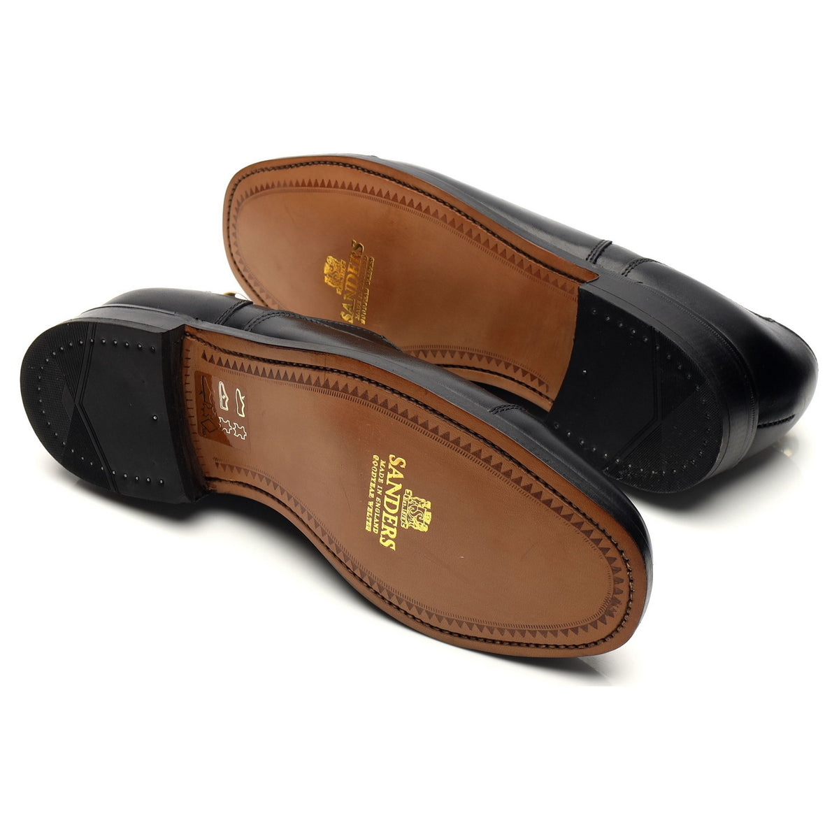 Shipton &amp; Heneage &#39;Midhurst&#39; Black Leather Oxford UK 8.5