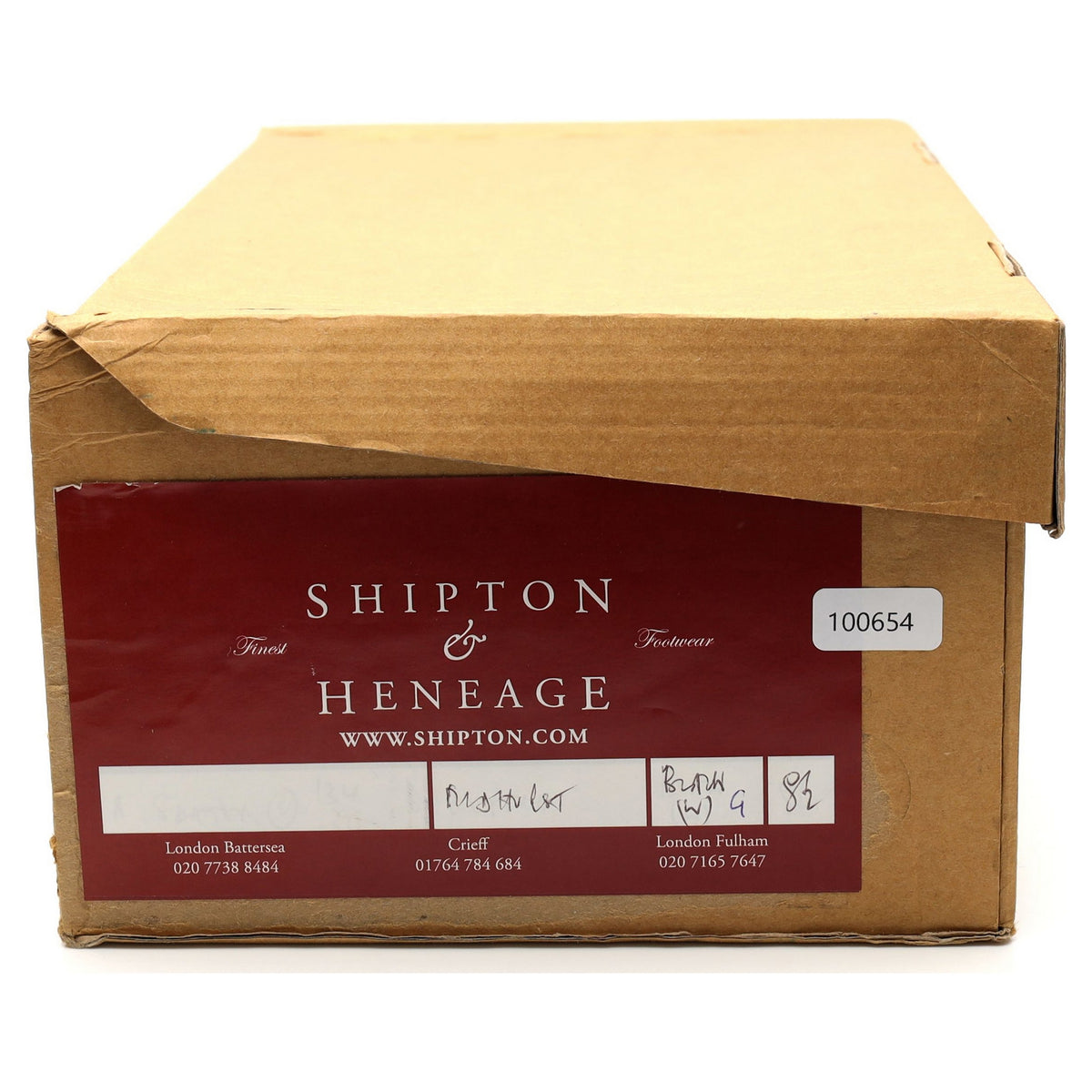 Shipton &amp; Heneage &#39;Midhurst&#39; Black Leather Oxford UK 8.5