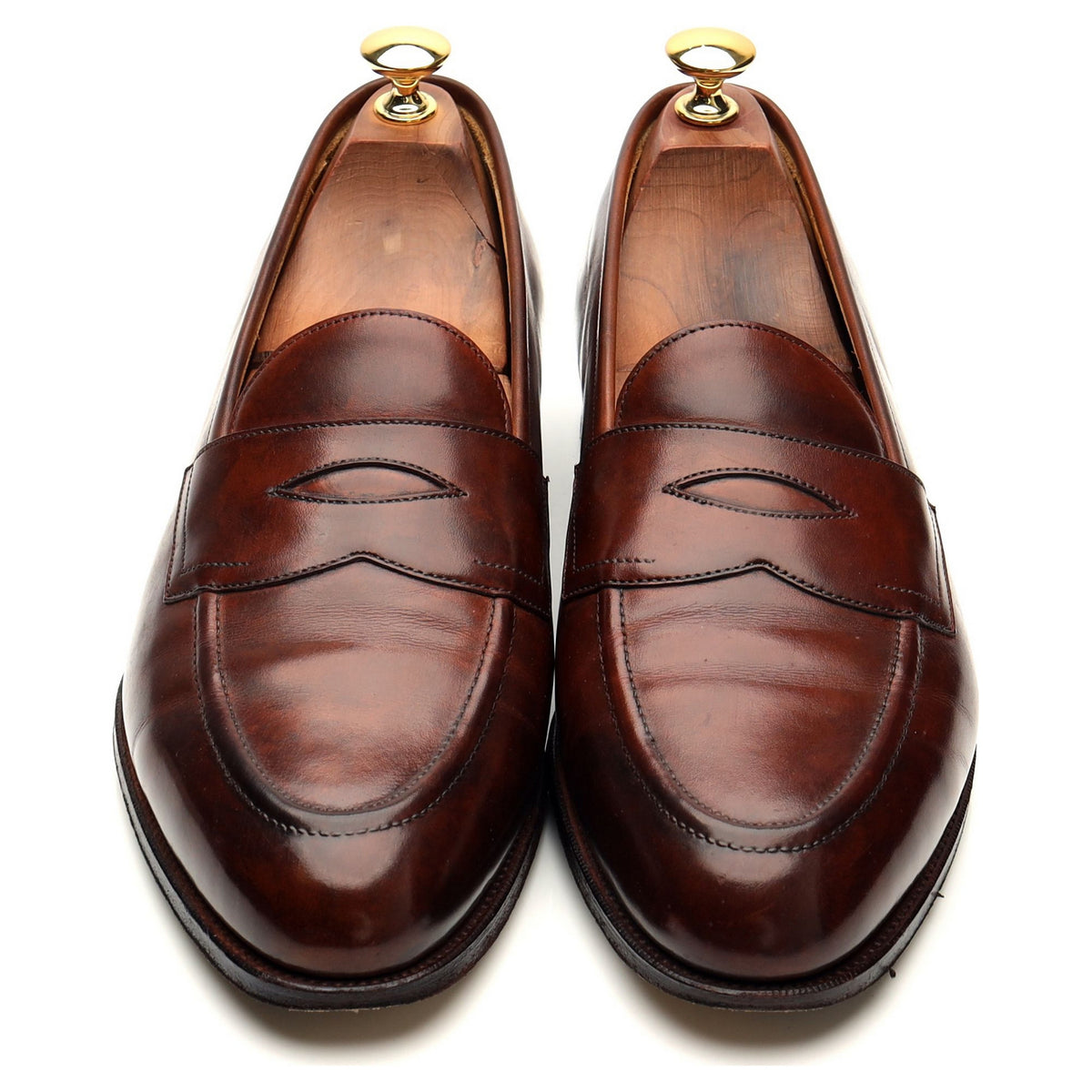 &#39;Piccadilly&#39; Brown Leather Loafers UK 8.5 E