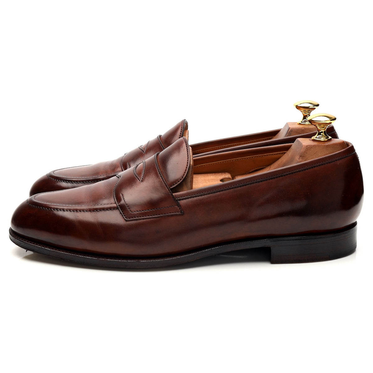 &#39;Piccadilly&#39; Brown Leather Loafers UK 8.5 E
