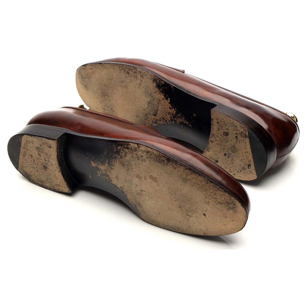 &#39;Piccadilly&#39; Brown Leather Loafers UK 8.5 E