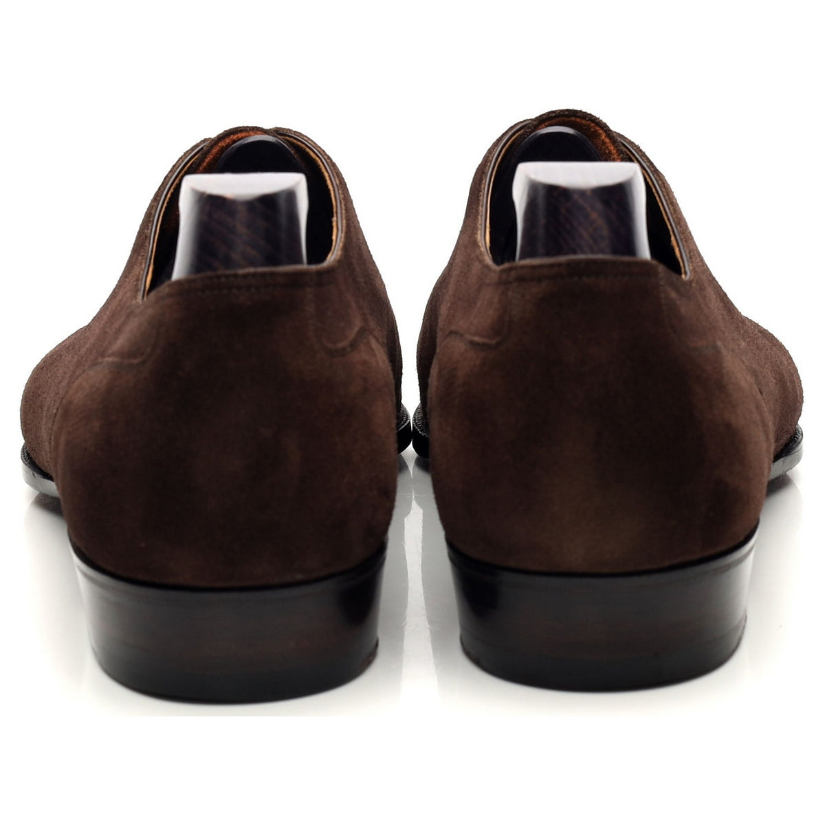 &#39;8008&#39; Dark Brown Suede Split Toe Derby UK 9