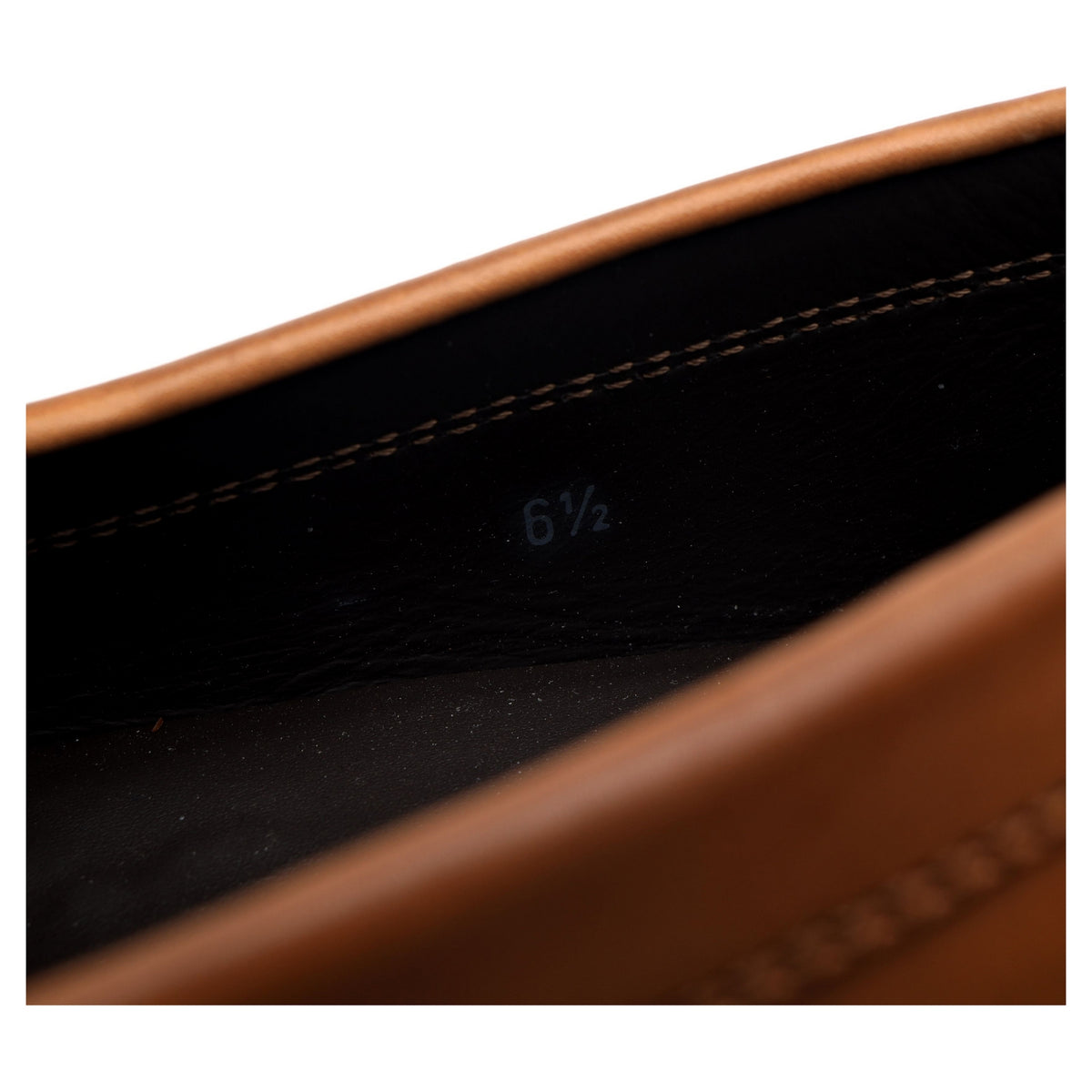 &#39;T Timeless&#39; Tan Brown Leather Loafers UK 6.5