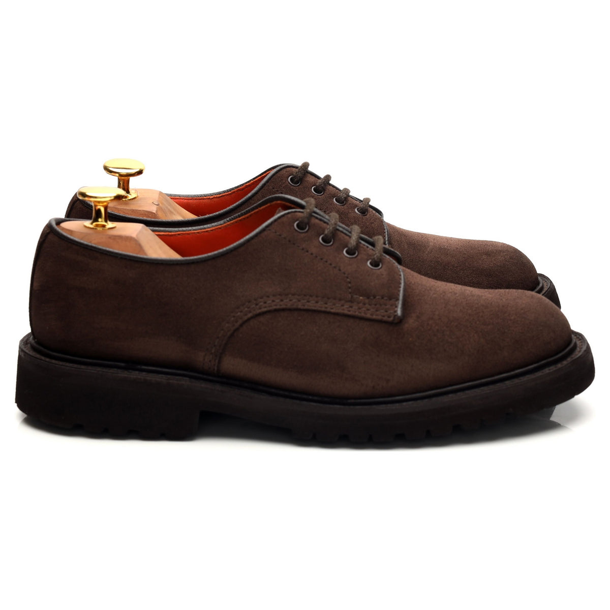 Women&#39;s &#39;Linda&#39; Brown Suede Derby UK 5.5