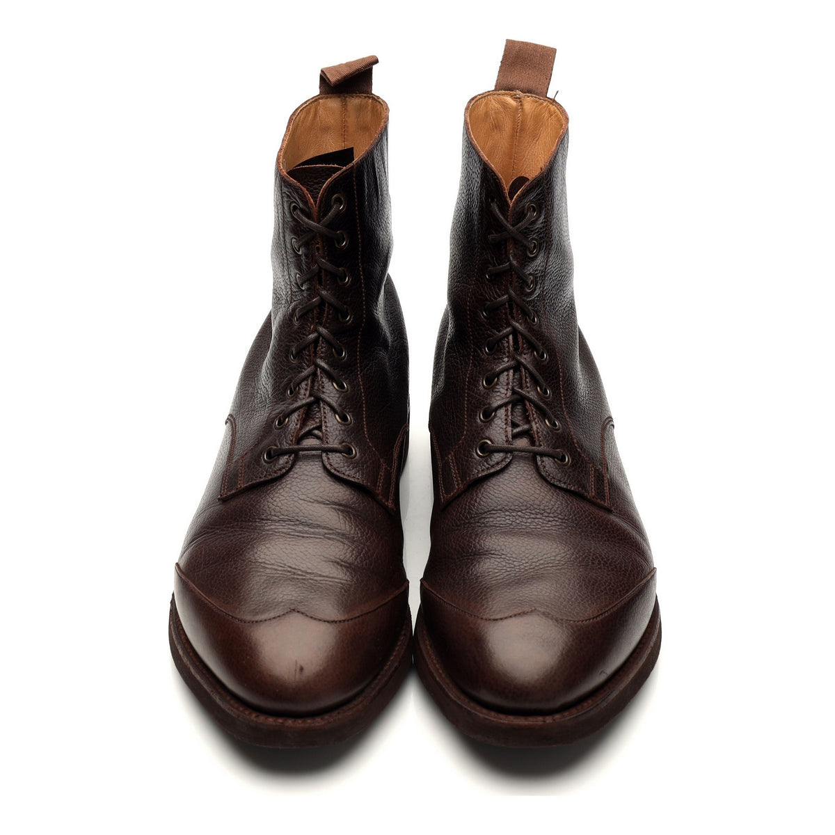 Women&#39;s &#39;Zena&#39; Dark Brown Leather Boots UK 7 C