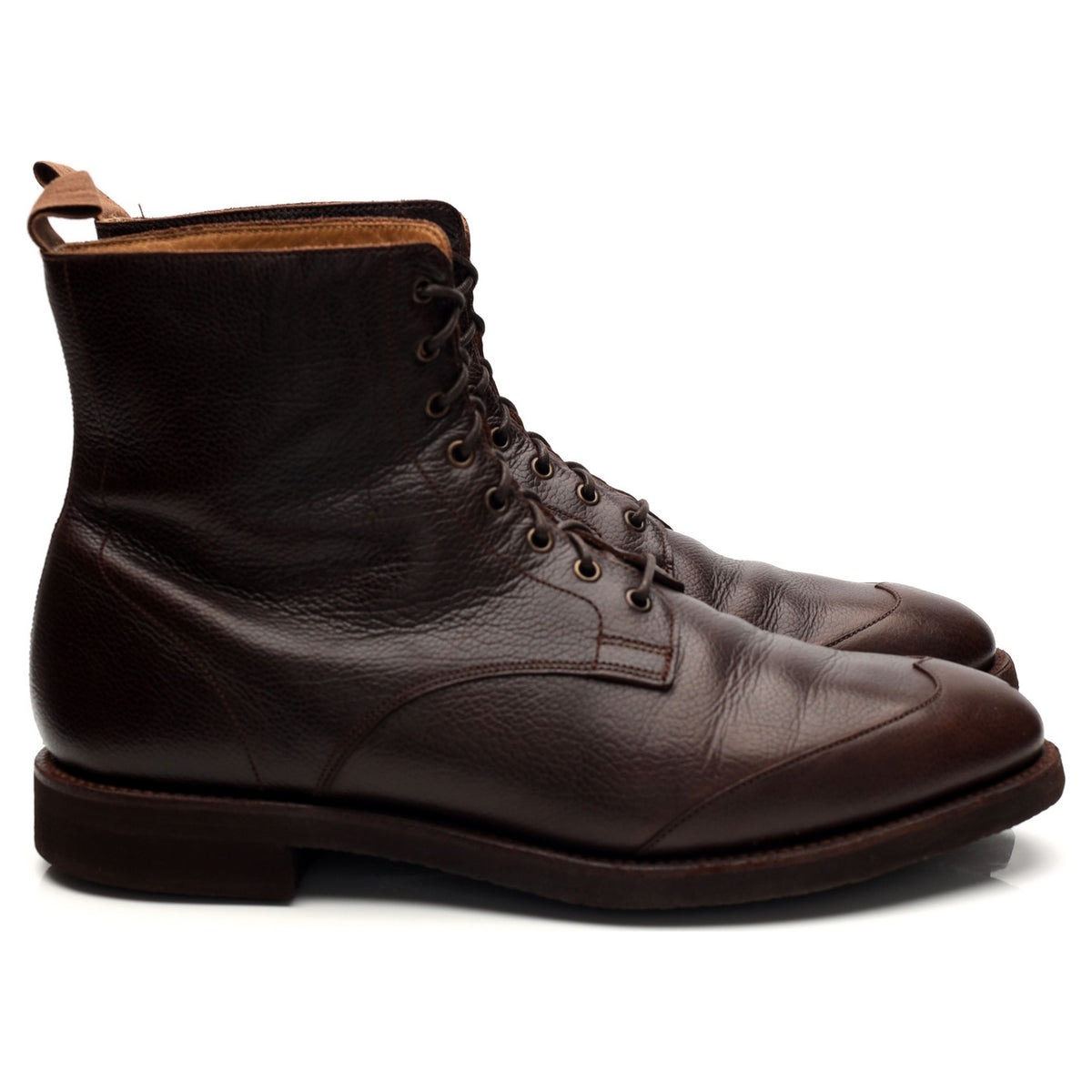 Women&#39;s &#39;Zena&#39; Dark Brown Leather Boots UK 7 C