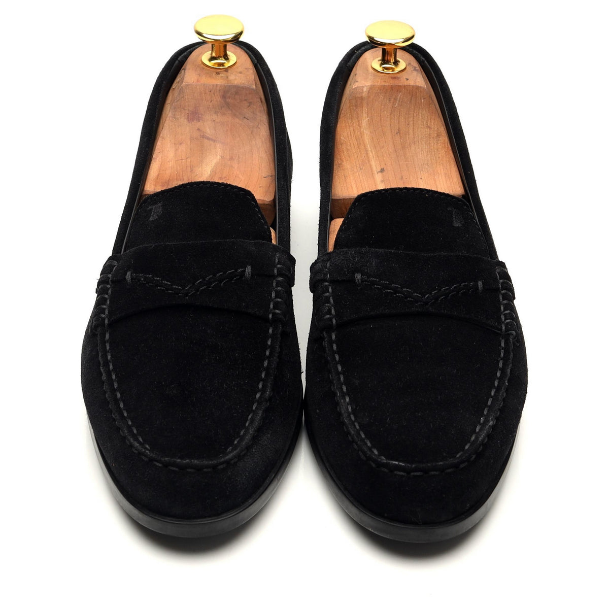 Women&#39;s Black Suede Loafers UK 5.5 EU 38.5