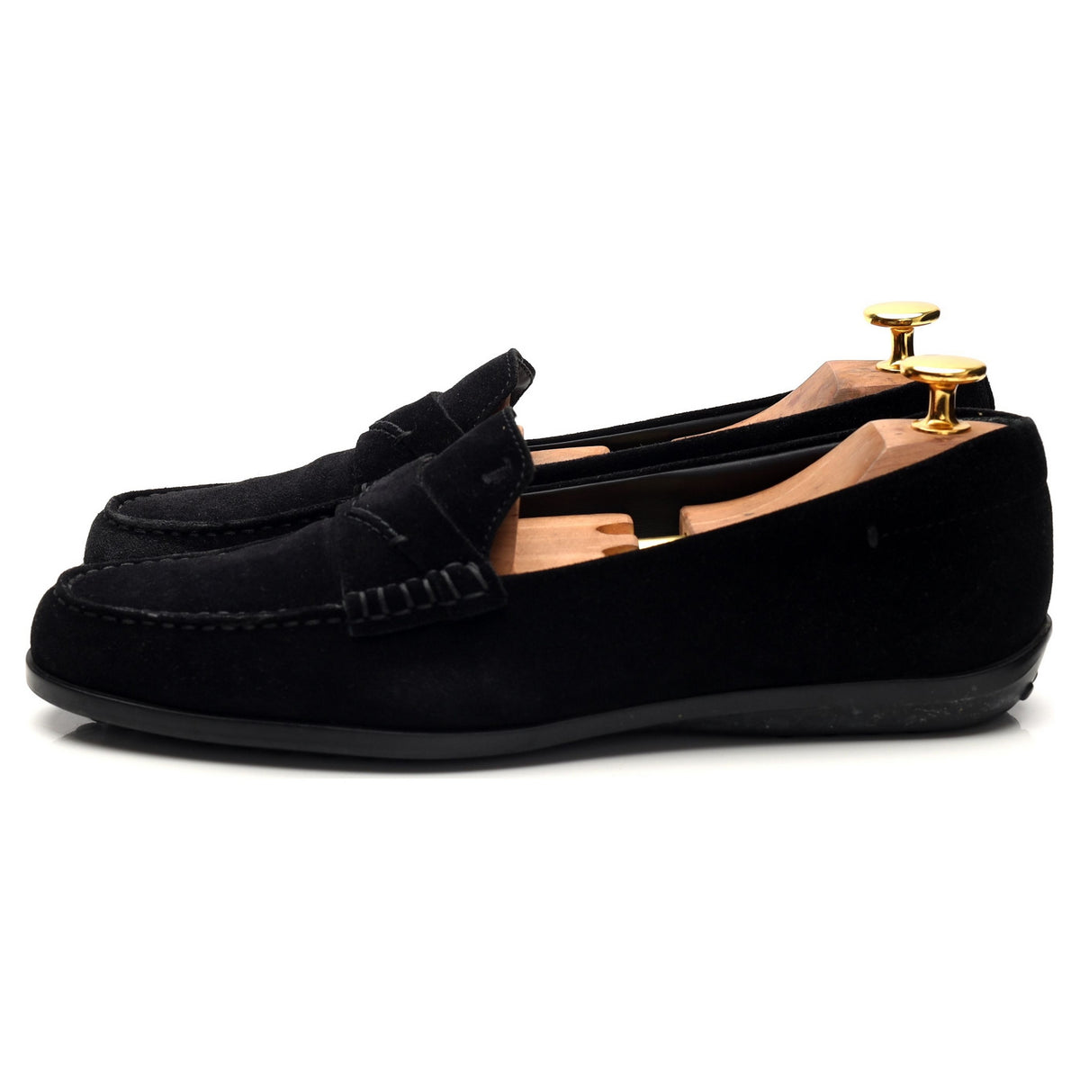 Women&#39;s Black Suede Loafers UK 5.5 EU 38.5