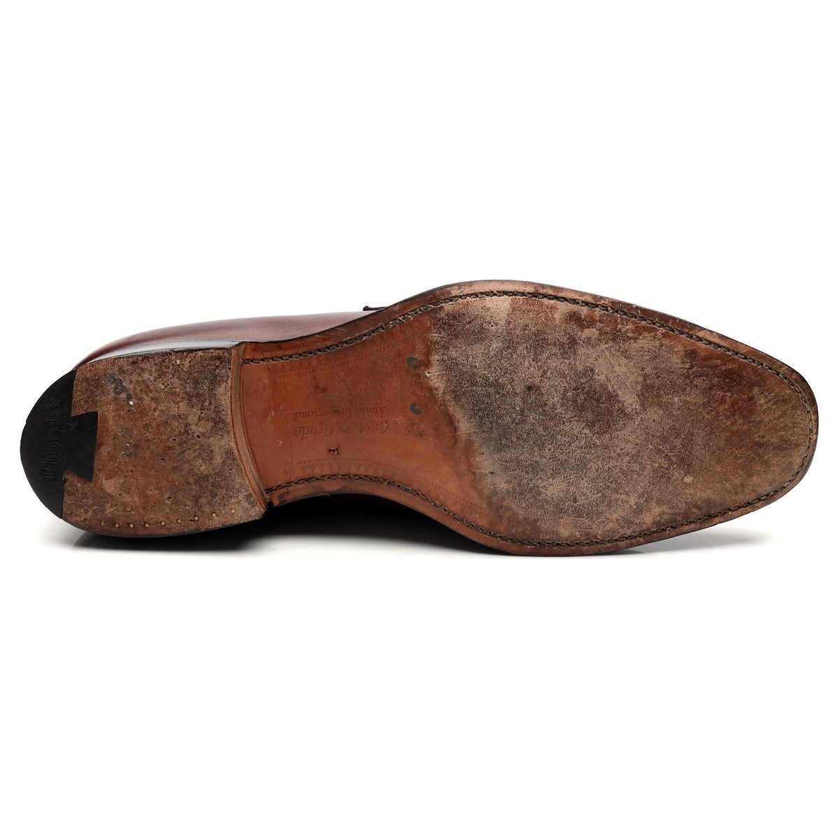 &#39;Hertford&#39; Burgundy Leather Loafers UK 10 F