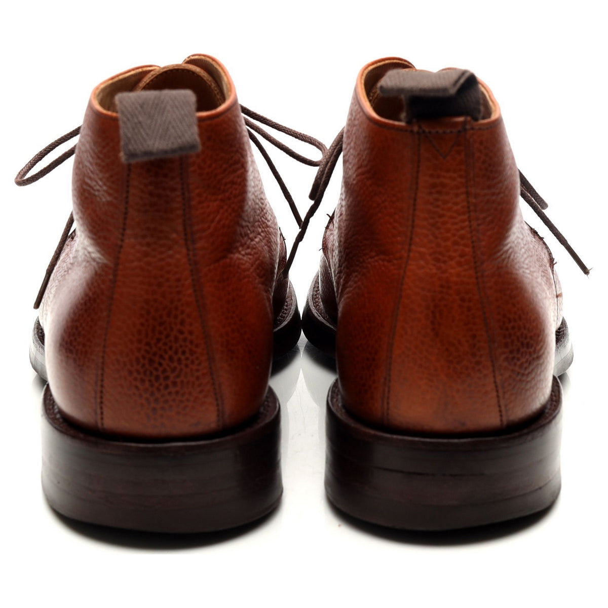 &#39;Jackie III&#39; Tan Brown Leather Chukka Boots UK 7.5 F