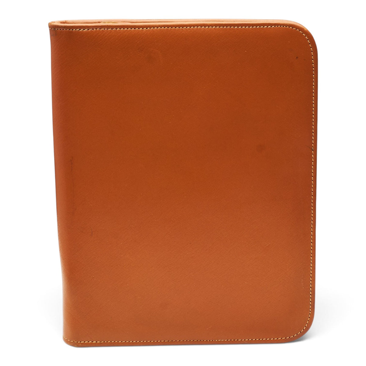 Vintage Tan Brown Leather Travel Wallet / Organiser