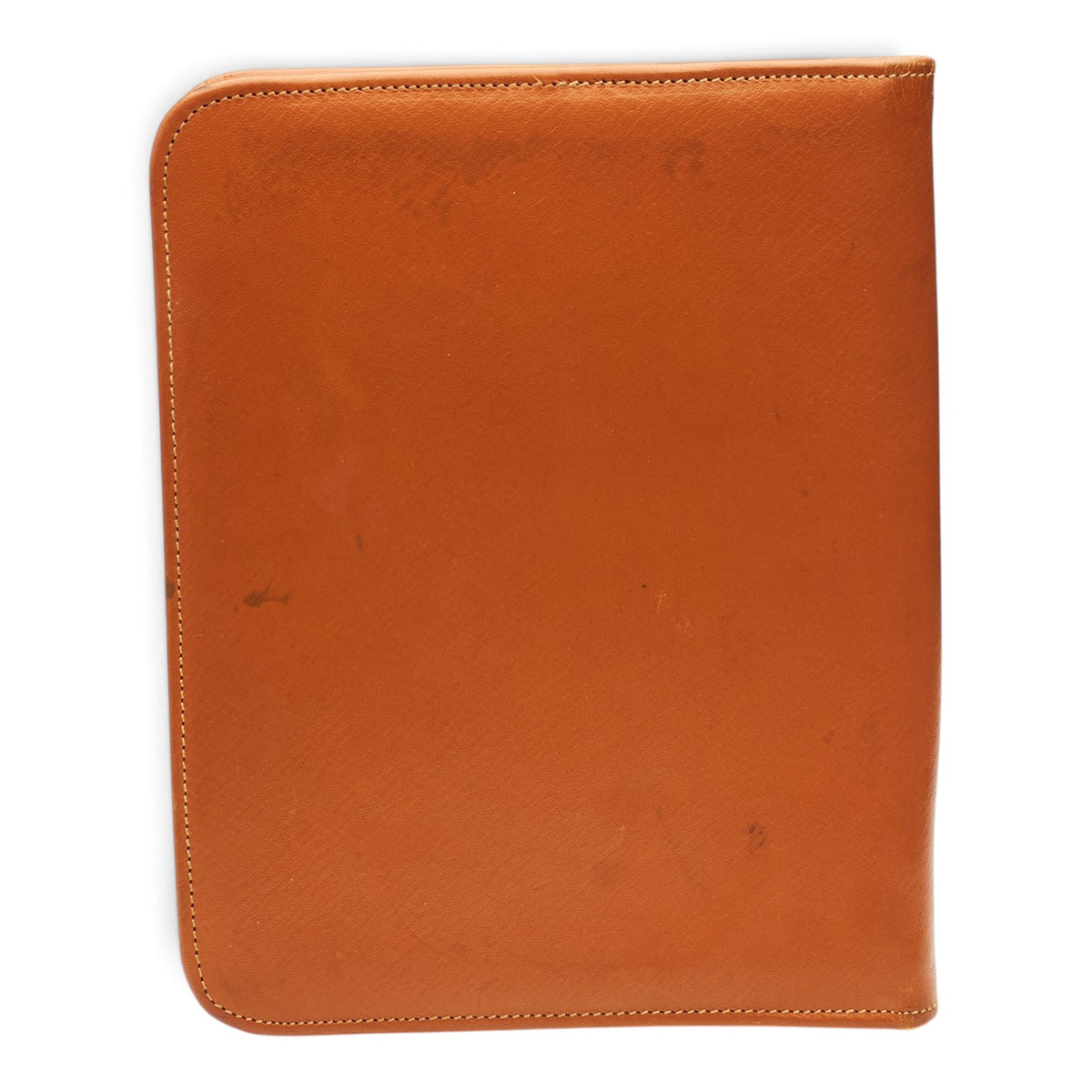 Vintage Tan Brown Leather Travel Wallet / Organiser