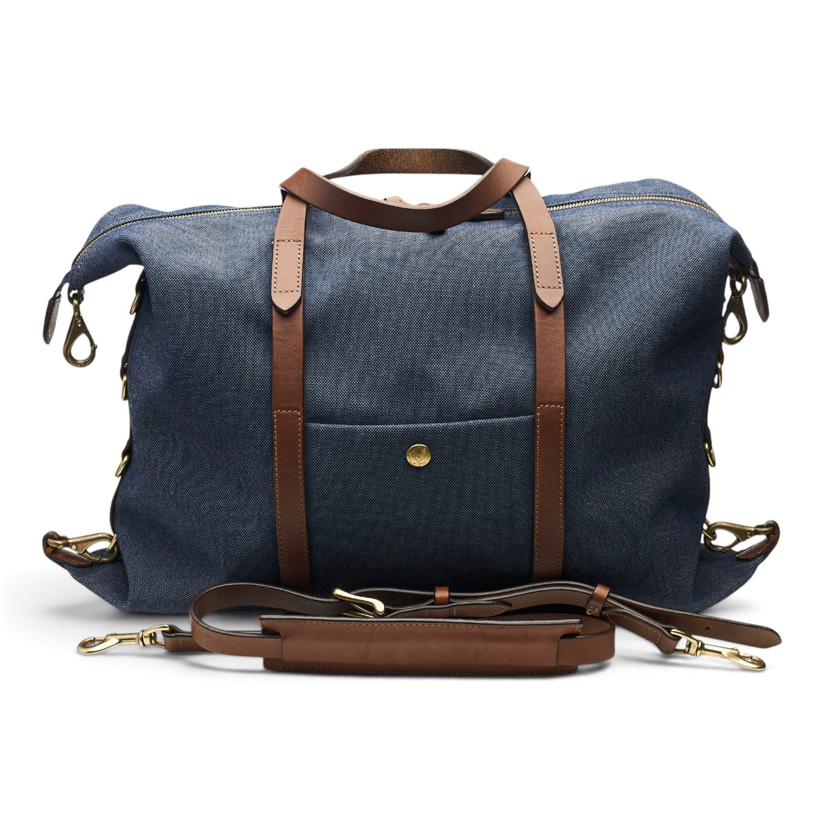 M/S Navy Blue Canvas Utility Travel Bag