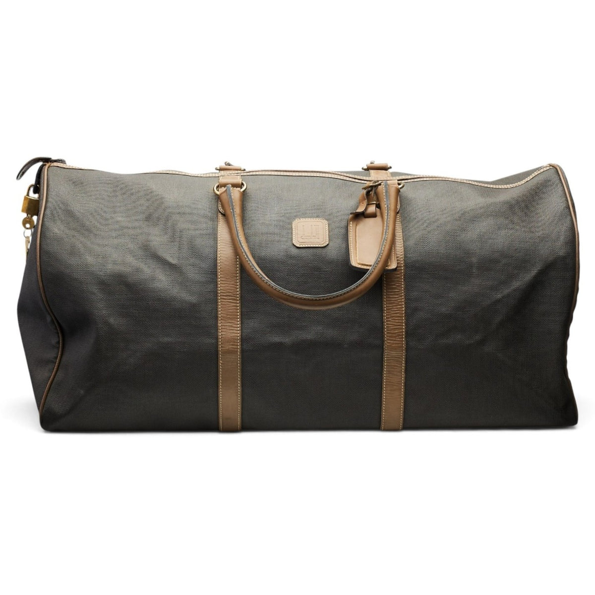 Brown Waxed Canvas Large Holdall Travel Bag