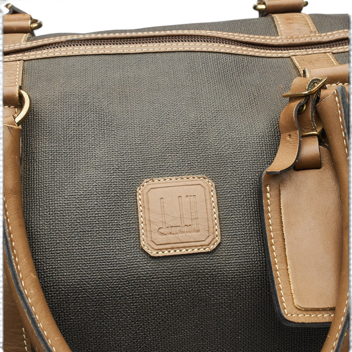 Brown Waxed Canvas Large Holdall Travel Bag