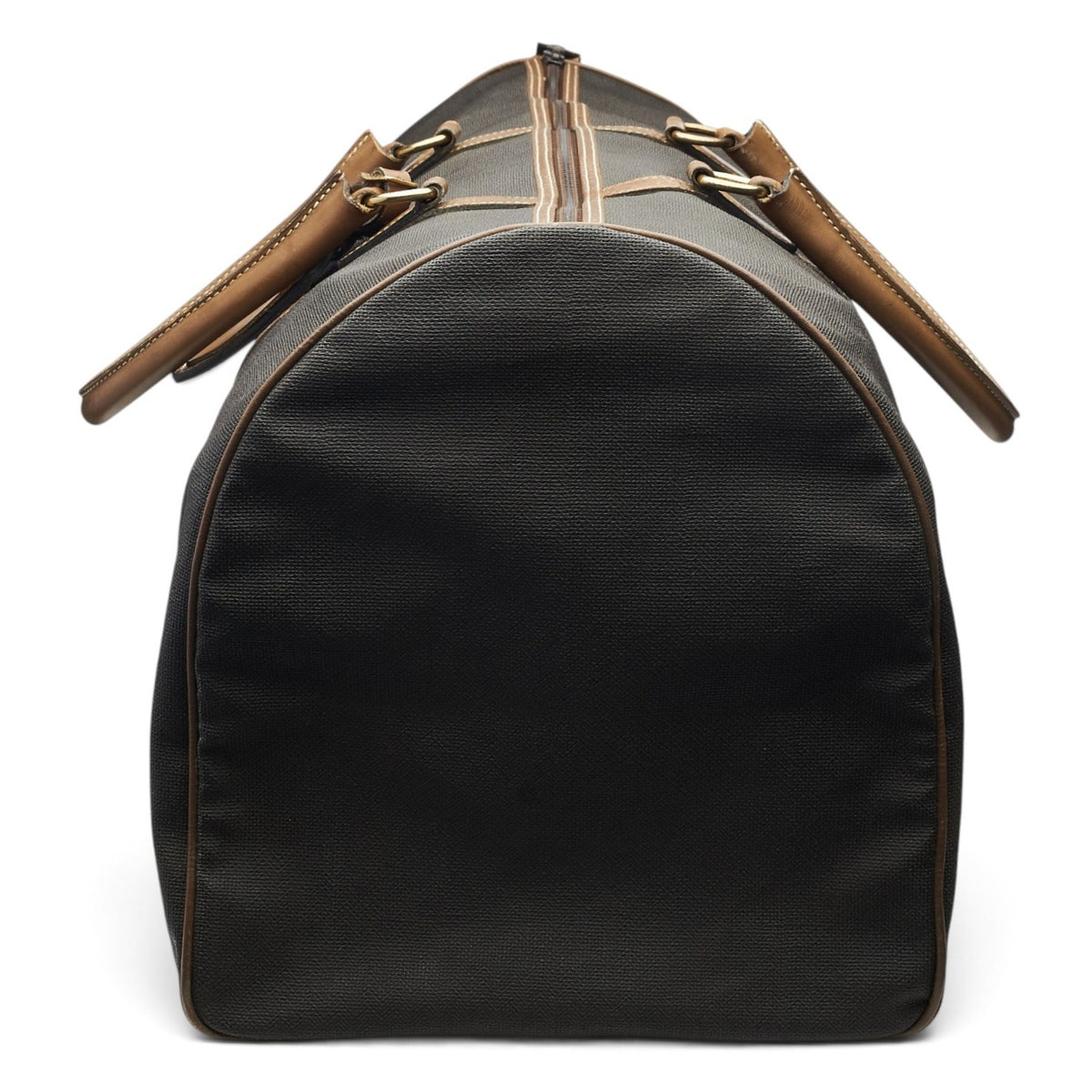 Brown Waxed Canvas Large Holdall Travel Bag