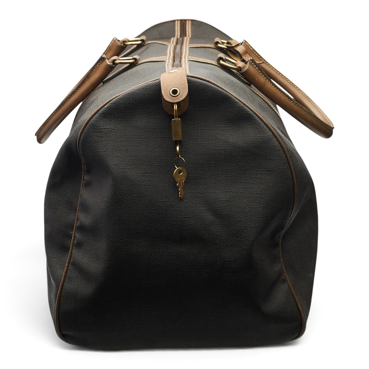 Brown Waxed Canvas Large Holdall Travel Bag