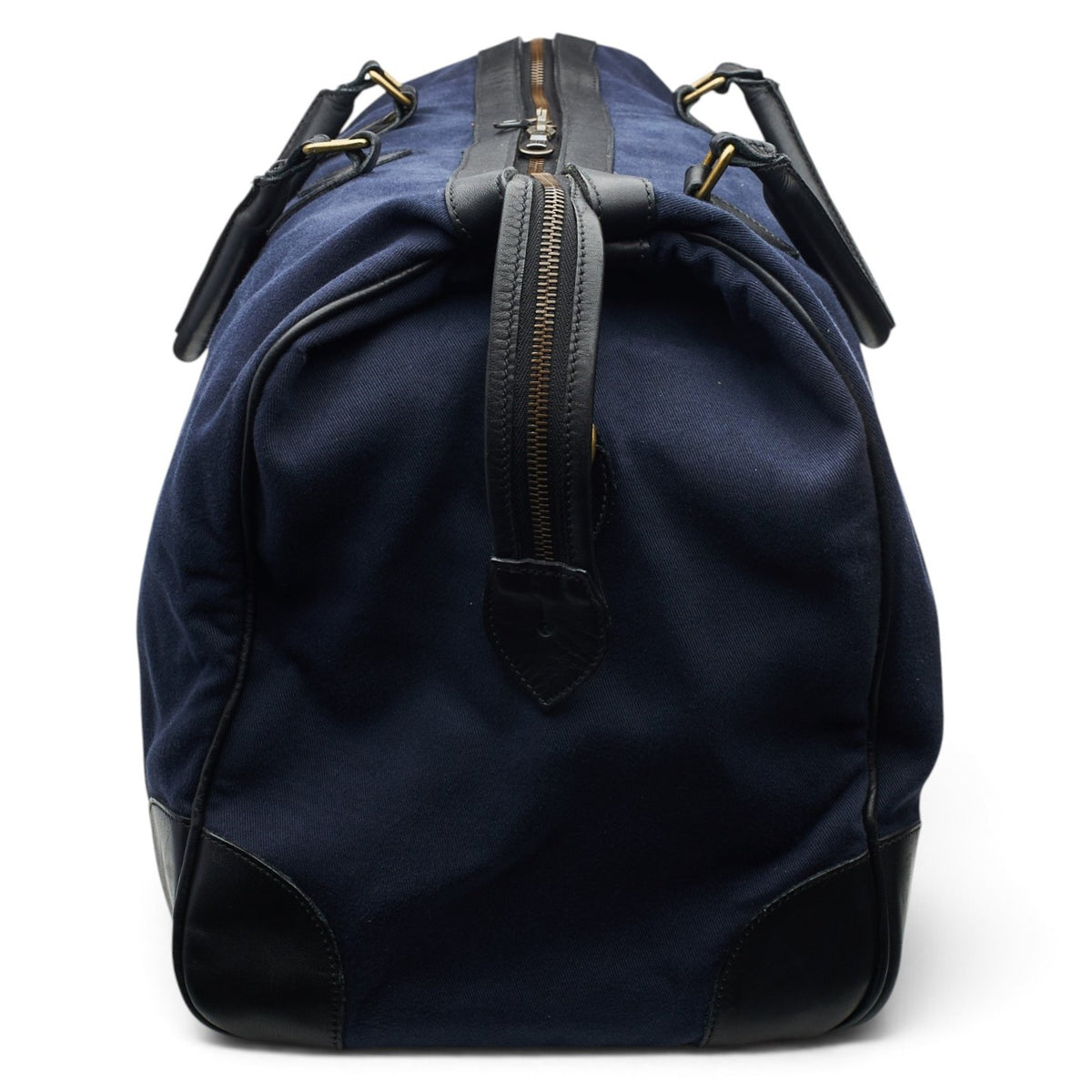 Navy Blue Canvas Weekend Bag